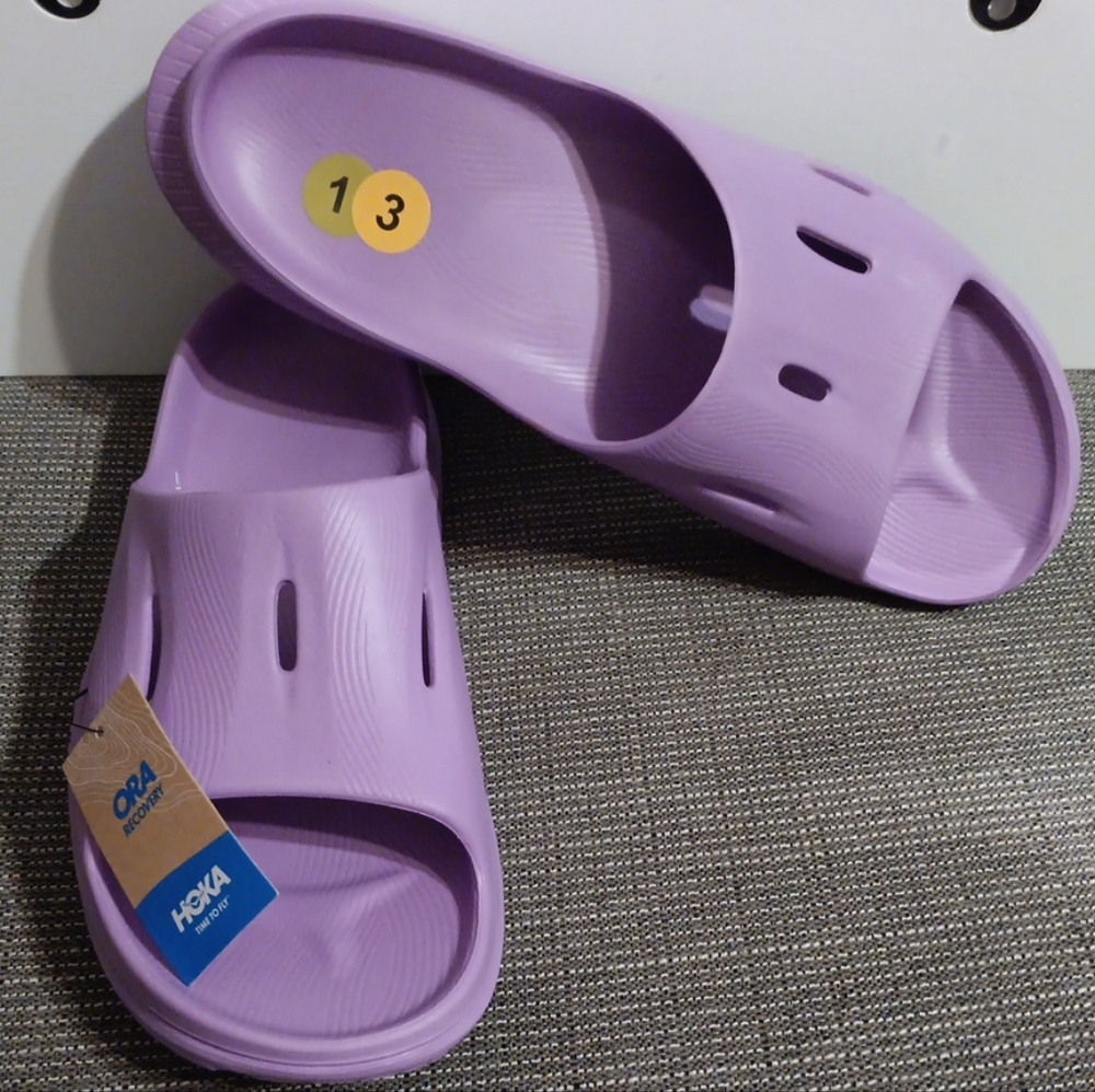 Unisex New Hoka Ora Recovery Slide 3 Purple M13/W15